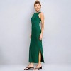 Slickblue Side Slit Maxi Dress, High Neck Sleeveless, Women’s Form-Flattering Style, Multiple Color Options, Size S-L - 3 of 4