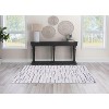 HomeStock Laredo Tanner Grey & Ivory 6.7x9.7, Transitional, Woven with Digital Heat Transferred Printing - 2 of 4
