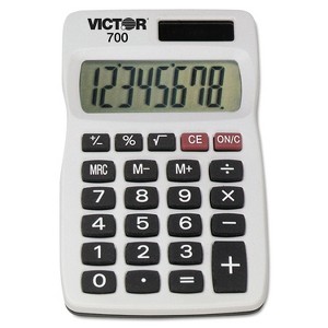 Victor 700 Pocket Calculator 8-Digit LCD  - 1 of 1