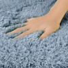 Unique Bargains 2 Pcs Absorbent Soft Thick Shag Bath Mats for Shower Bathtub Spa Floors - 3 of 4
