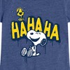 Girls' - Peanuts - Ha Ha Graffiti Fitted Short Sleeve Graphic T-Shirt - 2 of 4