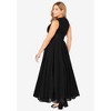 Jessica London Women's Plus Size Georgette Flyaway Maxi Dress - 3 of 4