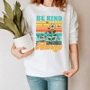 Simply Sage Market Women's Graphic Sweatshirt Be Kind Always Flowers - 2 of 3