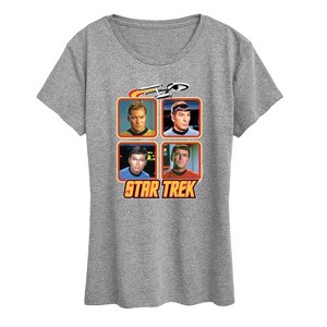 Women's - Star Trek - Retro Original Series Crew Short Sleeve Graphic T-Shirt - 1 of 4