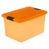 Sterilite 64 Quart Latching See-Through Plastic Stacking Storage Container Bin for Home Organization, Halloween - 2 of 4