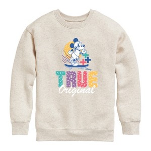 Boys' - Disney - Mickey & Friends Graphic Long Sleeve Fleece Sweatshirt - 1 of 4