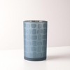 Navy Frosted Glass Candle Holder (Set of 2) - 2 of 3