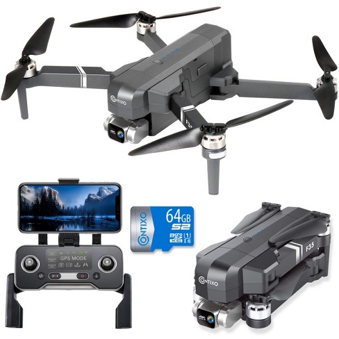 Contixo F35 Gps Drone -4k Uhd Camera, 2-axis Self Stabilizing