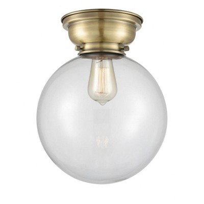 Beacon - 1 Light Flush Mount In Industrial Style-11.15 Inches Tall and 10 Inches Wide