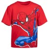 Marvel Spider-Man T-Shirt and French Terry Shorts Outfit Set Toddler to Big Kid Sizes (2T - 10-12) - 3 of 4
