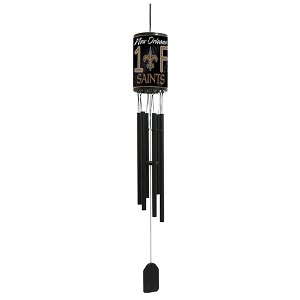 NFL Wind Chime, #1 Fan with Team Logo - New Orleans Saints - 1 of 2