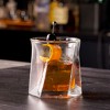 LEMONSODA Double Wall Hexagon Whiskey Glasses - Set of 4 - 10oz - 2 of 4