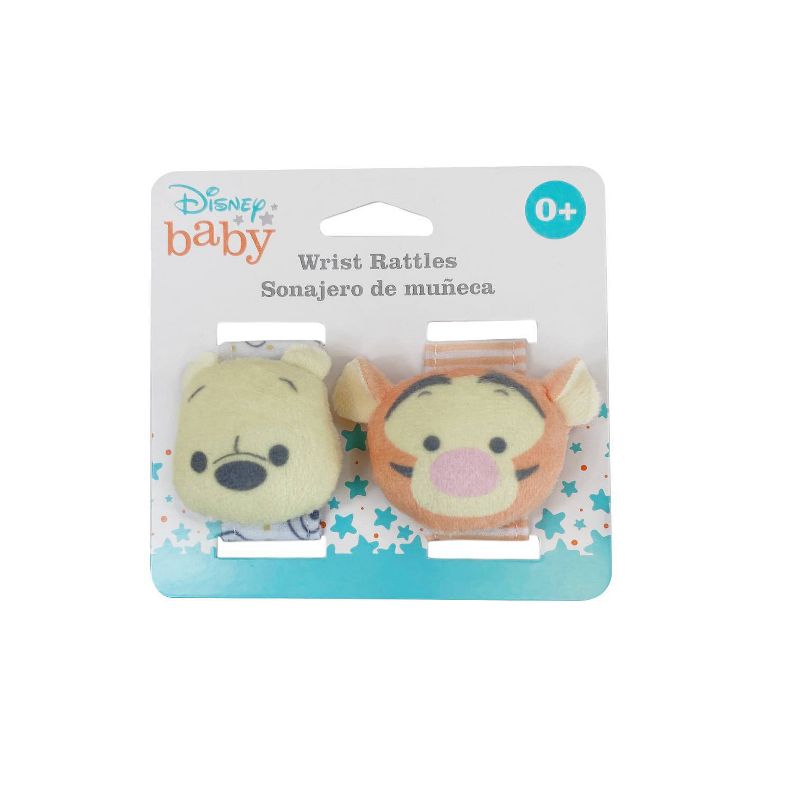 Disney Baby Winnie the Pooh and Tigger Wrist Rattle - 2pk, 1 of 7