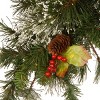 36" Wintry Pine Mailbox Swag with Battery Operated Warm White LED Lights - National Tree Company - image 3 of 4