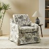 Gianluca Traditional Slipcover Washable Swivel Chair with Removable and Reversible Cushions | HULALA HOME-Jeacobean - 3 of 4