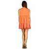 Women's Lace & Fringe Embroidered Sleeveless Dress - Velzera - 3 of 3