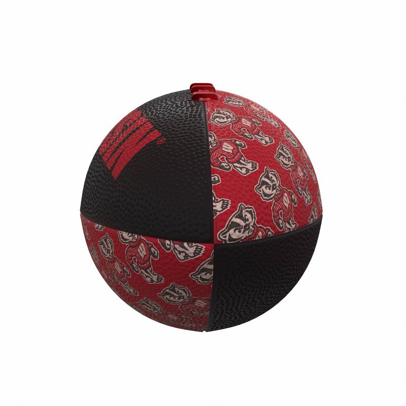 NCAA Wisconsin Badgers Mini-Size Rubber Football, 3 of 5