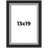 PosterPalooza | Embellished Black Picture Frame - UV Acrylic, Foam Board Backing, Hanging Hardware - 2 of 4