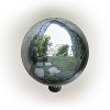 12" Glass Gazing Globe Silver - Alpine Corporation: Outdoor Decorative Sphere - image 3 of 4