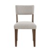 Hardwood Solids and Engineered Wood Foam-Padded Side Chair (Set of 2) with Kiln-Dried Wood, Hand-Stained Mocha Finish, and Easy Assembly - 3 of 4