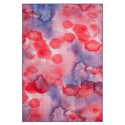 Fuchsia /Lavender Splatter Loomed Area Rug 8'X10' - Safavieh