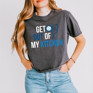 Simply Sage Market Pickleball Get Out Of My Kitchen Boxy Crop Top - 1 of 4