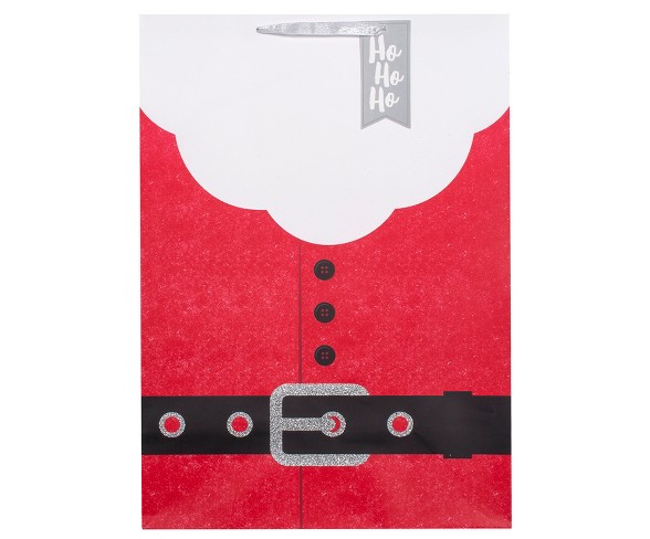 Jumbo Santa Belt Christmas Gift Bag Red - Wondershop&#153;