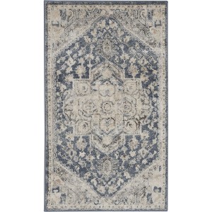 Nourison Concerto CNC08 Area Rug Ivory Blue 2'2" x 3'9" - 1 of 4
