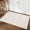 Modern Washable Rugs Abstract Area Rug Non Slip Low Pile Accent Rugs for Living Room Bedroom - 2 of 4