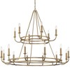 Crystorama Lighting Bailey 18 - Light Chandelier in  Aged Brass - 3 of 3