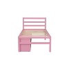 Twin/Full Size Platform Bed with Removable Storage Shelves and 2 Built-in Storage Drawers for Added Convenience-ModernLuxe - 4 of 4