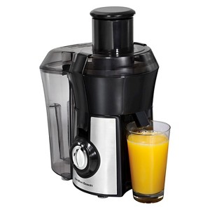 Hamilton Beach Big Mouth Pro Juice Extractor - Stainless 67608: Juicer Machine, 800W, Wide Feed Tube, Dishwasher-Safe Parts - 1 of 3
