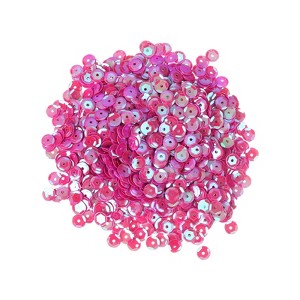Unique Bargains Loose Shine Smooth Crafts Sewing Cup Iridescent Sequins 2400 Pcs - 1 of 4