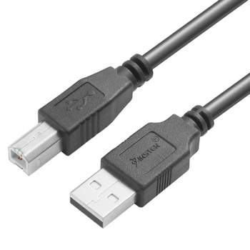 Insten 10ft USB A to USB B Printer Cable, USB 2.0 Type A Male to Type B Male Printer Scanner Cable Cord for HP Epson Canon