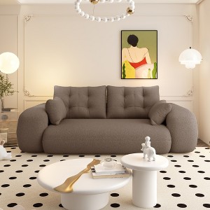 KWPZQEB Folding Sofa Bed, Convertible Sleeper Chair with Pillows, 3-in-1 Foldable Sofa Bed, Comfy Fabric Floor Sofa for Living Room Bedroom - 1 of 4