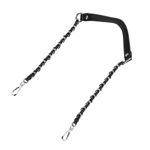 Unique Bargains Metal Corrosion-Resistant PU Leather Purse Flat Chain Strap - 1 of 4
