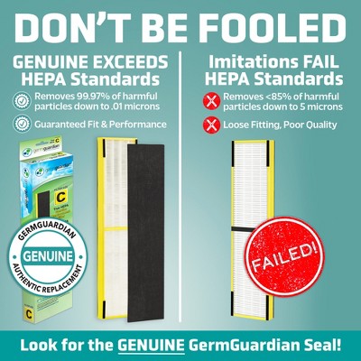 Genuine HEPA Carbon Replacement Filter for Air Purifiers