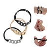 Unique Bargains Elegant Bracelet Scrunchies Hair Elastic Bands 3 Pcs - 3 of 4