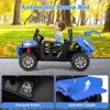 Costway 24V Ride on Dump Truck Electric 2-Seater Kids UTV w/Dump Bed & Bight Lights and Remote Control Red - 3 of 4