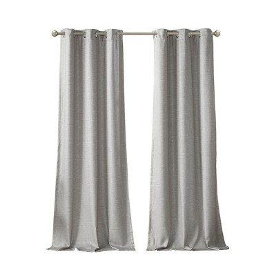Gracie Mills Azenor Contemporary Tonal Total Blackout Curtain Panel Pair