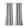 Grungis 42x84 Inch Tonal Printed Faux Silk Total Blackout Curtain Panels for Living Room,Bedroom(2 Pcs Window Panels) - 4 of 4