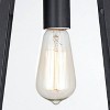 John Timberland Arrington 13" High Farmhouse Rustic Outdoor Wall Light Fixture Mount Porch House Set of 2 Mystic Black Metal Clear Glass Shade - 3 of 4