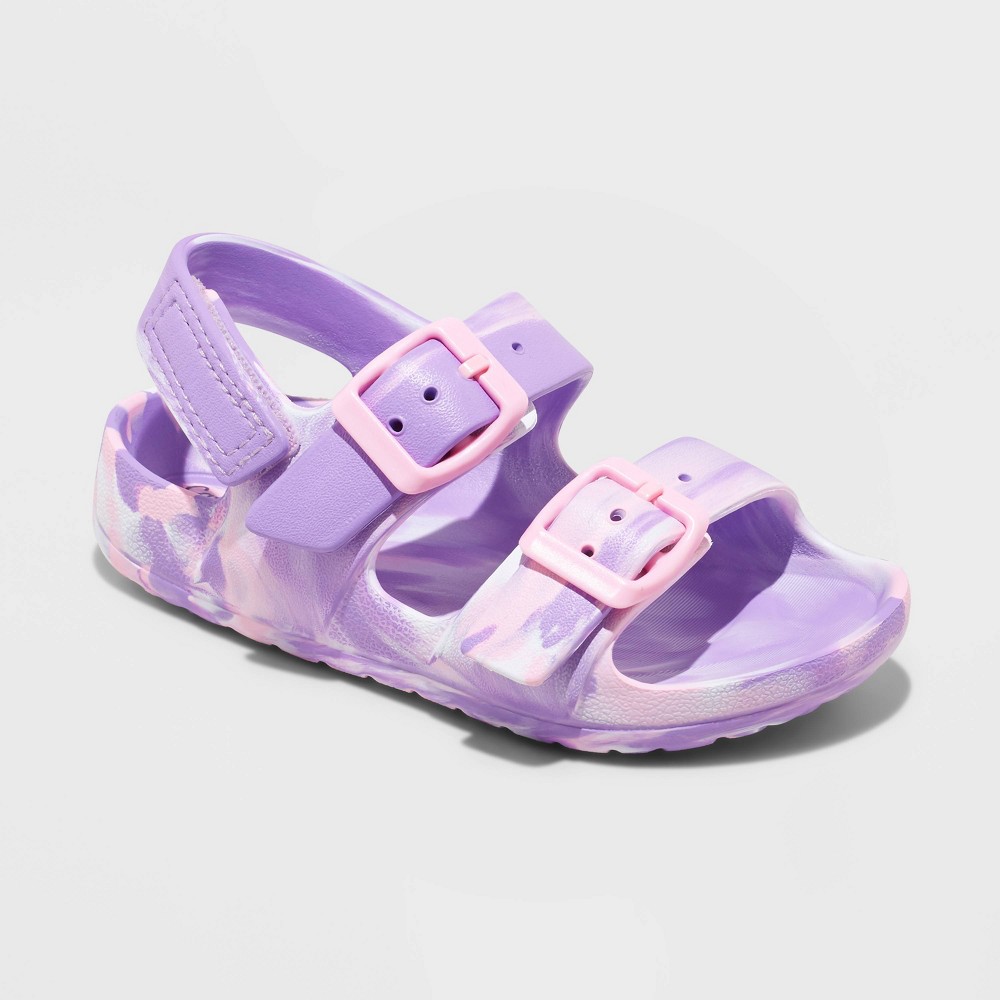 Toddler Ade Slip-On Footbed Sandals - Cat & Jack™ Purple 10T
