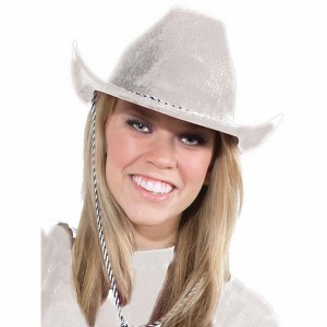 Forum Novelties White Cowboy Hat Costume Accessory - 1 of 1