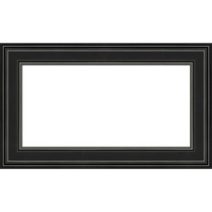 Amanti Art Ridge Black Framed Dry Erase Magnetic Board - 1 of 4