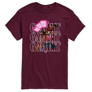 Men's - Marvel - X-Men Gambit Stack Short Sleeve Graphic T-Shirt - 1 of 4