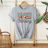 Simply Sage Market Women's Life Is Best When Your Camping Short Sleeve Graphic Tee - 2 of 2