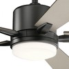 Kichler Lighting Lucian 1 - Light Ceiling Fan in  Black - 4 of 4