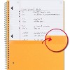 Five Star 200pg 5 Subjects Wide Ruled Spiral Notebook (Colors May Vary): Multi Subject, Perforated Pages, Flexible Cover - 4 of 4