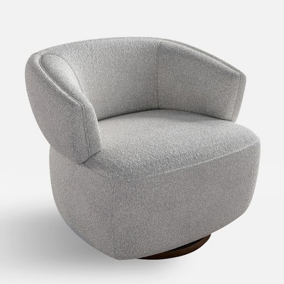 NicBex Polyester Accent Chair,Oversized Upholstered Living Room Chairs with Curved Backrest,Modern Armchair,Accent Chairs for Living Room